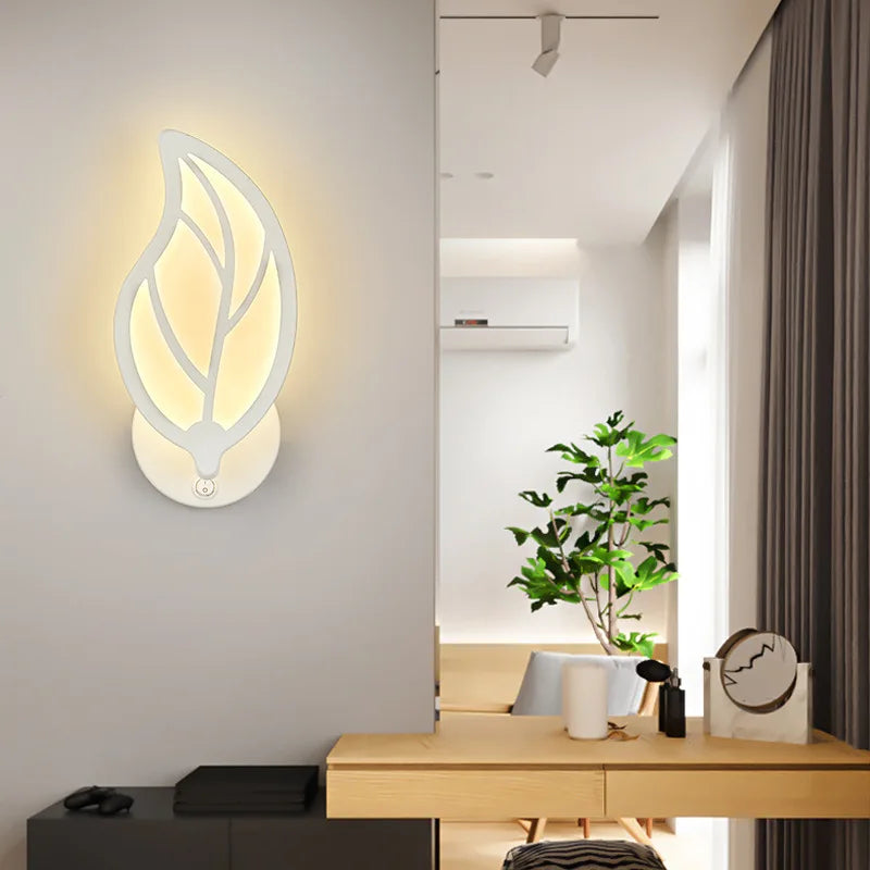 applique murale led moderne avec interrupteur minimaliste - vue 5 sur 12