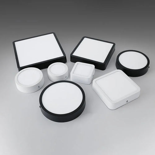 plafonnier à panneau led rond et carré pour décoration intérieure - vue 2 sur 10