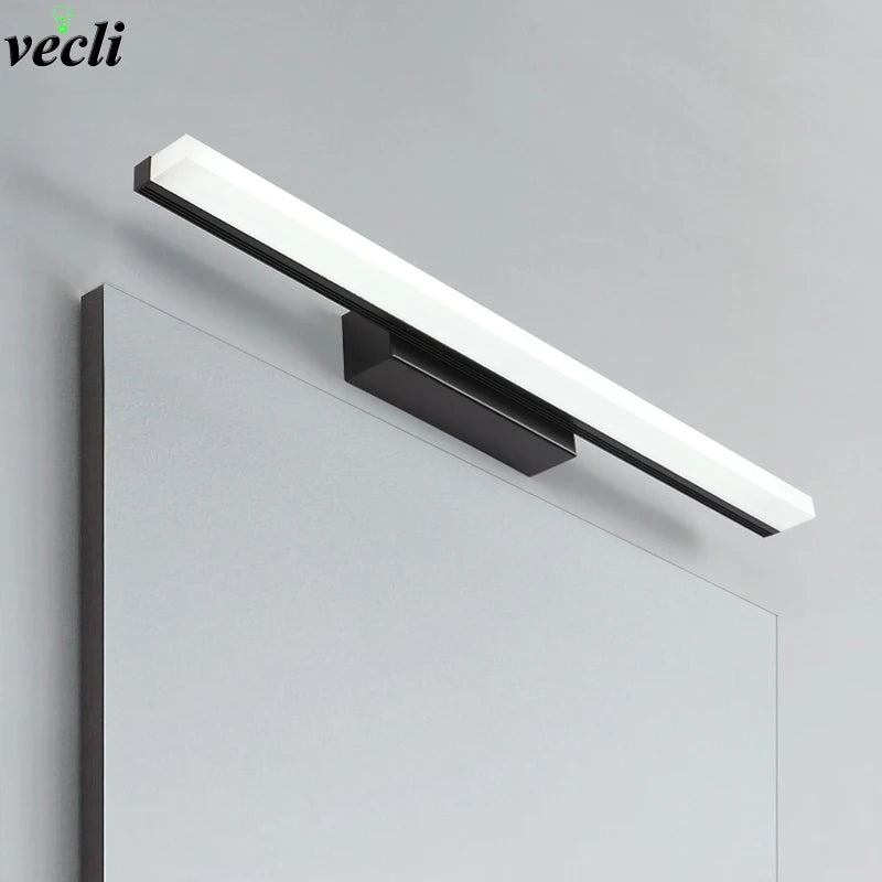 12W 490MM Bathroom Led Mirror Front Light ,LED Stainless Steel Wall Mounted Bathroom Lights AC85-260V Bar Modern Wall Lamps