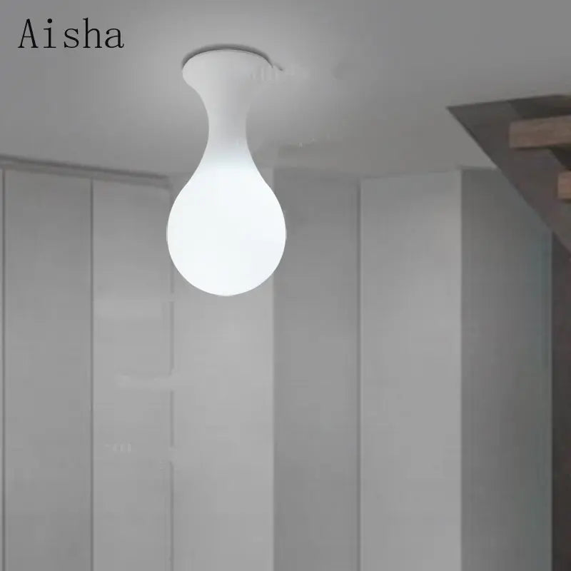 plafonnier créatif en forme de goutte de pluie design moderne - vue 4 sur 7