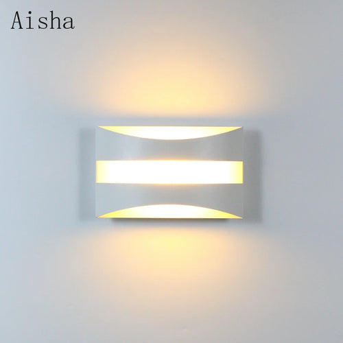 10W LED Wall Lamp Wrought Iron Wall Light  Indoor Corridor Staircase Living Room Bedroom Bedside Decorative Lighting - vue 3 sur 8