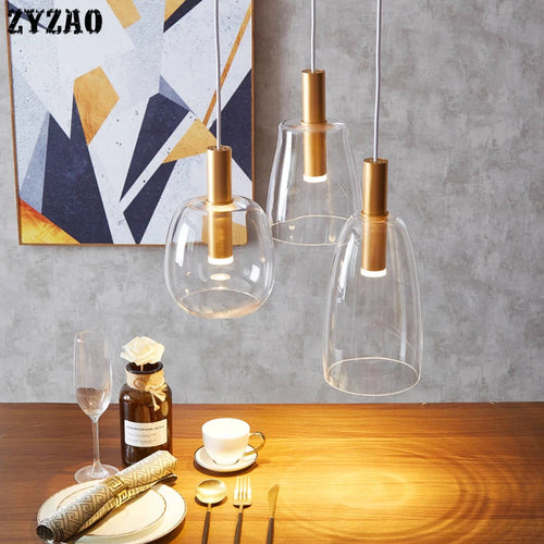 suspension en verre pour décoration d'intérieur moderne - vue 3 sur 12