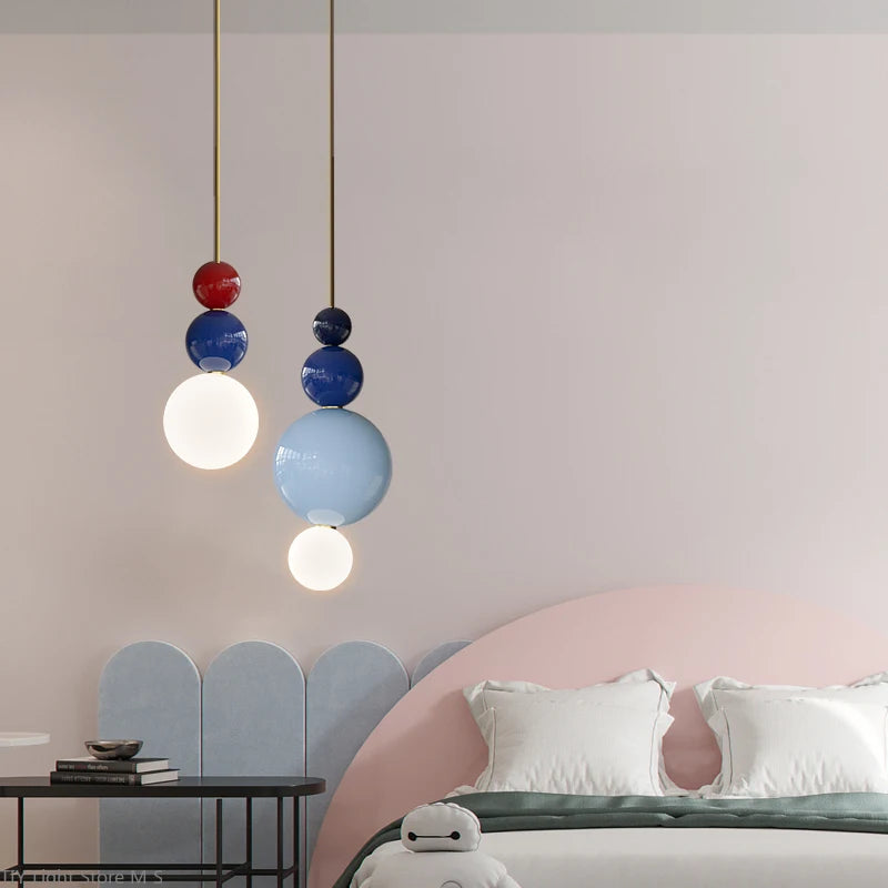 suspension moderne minimaliste en résine gourde - vue 4 sur 9