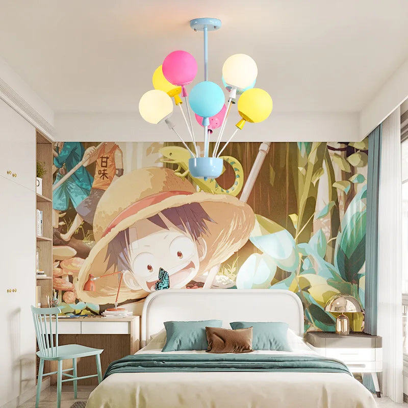 Lustre enfant en forme de ballon - vue 6 sur 9