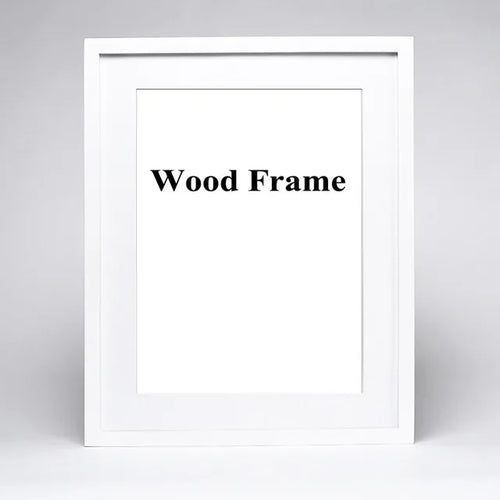 cadre en bois pour peinture et photo avec passe-partout - vue 10 sur 17