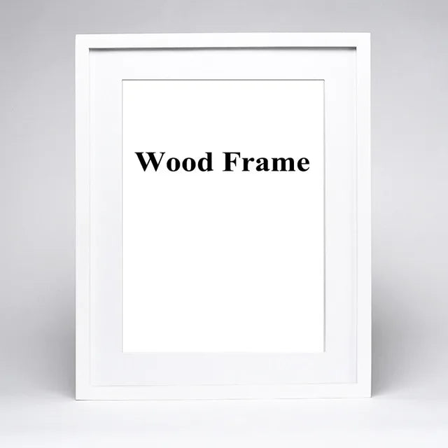 cadre en bois pour peinture et photo avec passe-partout - vue 9 sur 17