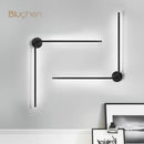 applique murale led moderne rotative pour arrière-plan de canapé