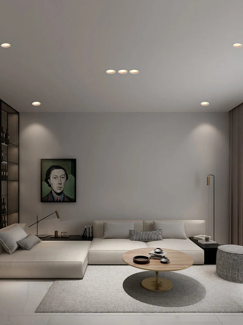 led downlight spot encastré lampe panneau rond éclairage intérieur - vue 3 sur 9