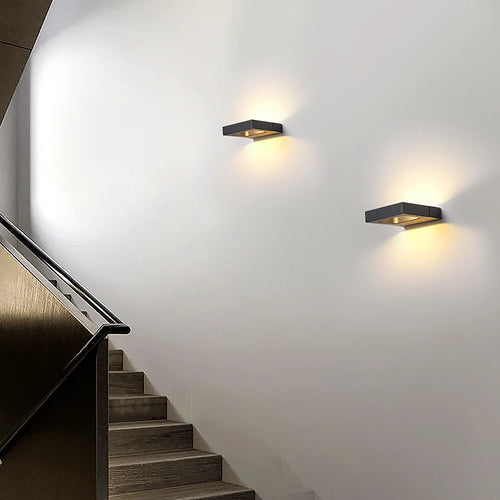 applique murale led nordique moderne idéale pour hôtel allée escaliers - vue 4 sur 12