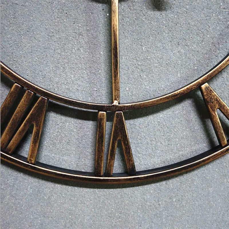 horloge murale design moderne en métal style 3D - vue 5 sur 10