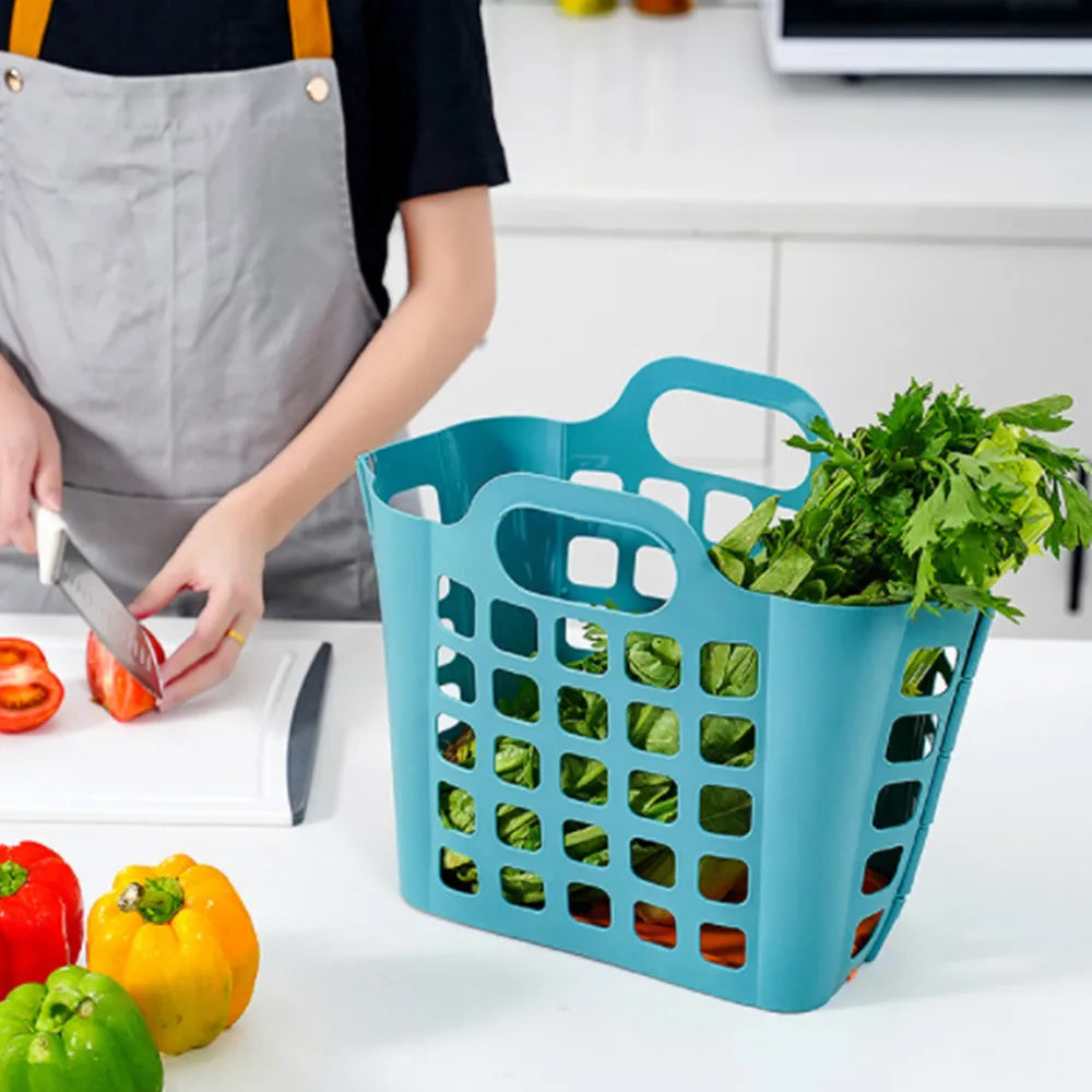 panier à linge pliable mural pour rangement de vêtements - vue 5 sur 9