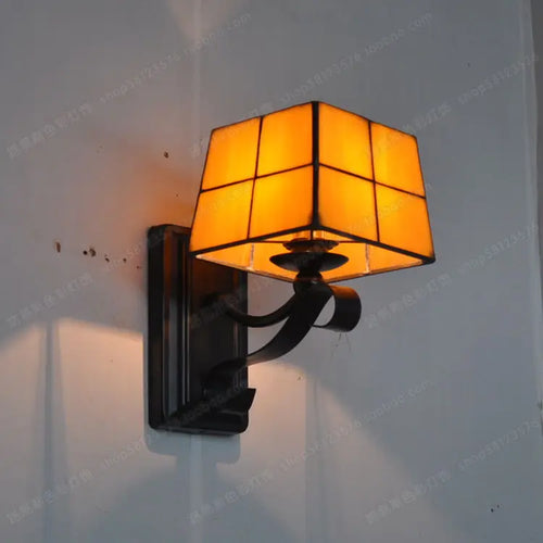 applique murale tiffany design moderne en verre élégante et tendance - vue 11 sur 11