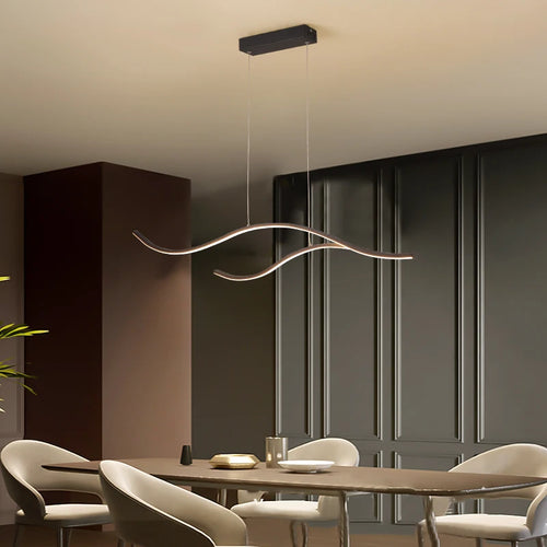 lustre led moderne créatif pour éclairage intérieur décoratif - vue 3 sur 10