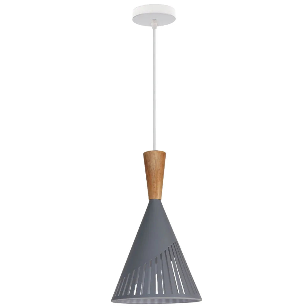 suspension loft vintage avec abat-jour industriel moderne - vue 11 sur 13