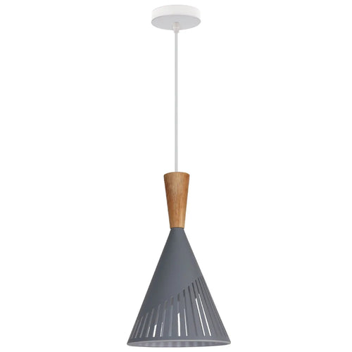 suspension loft vintage avec abat-jour industriel moderne - vue 11 sur 13