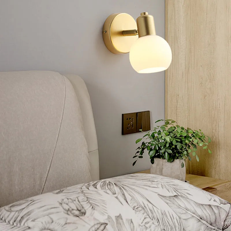applique murale led 3 têtes lumière chaude/froide/blanc - vue 5 sur 9