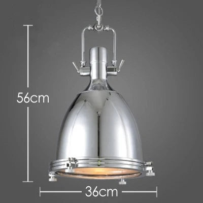 Suspension industriel Vintage en verre E27 - vue 11 sur 10