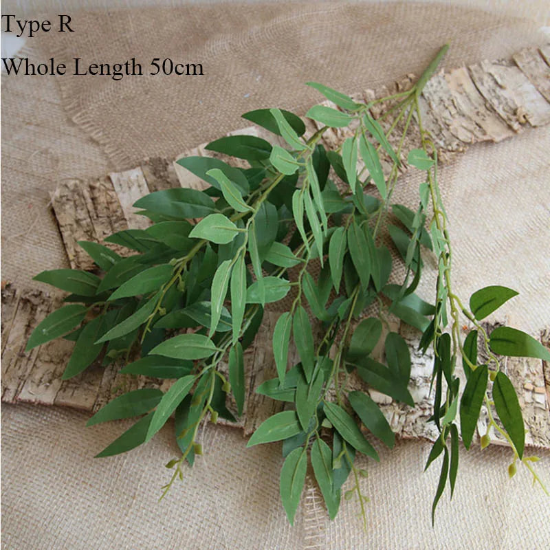 branche d eucalyptus artificielle feuillage décoratif rétro et élégant - vue 6 sur 10