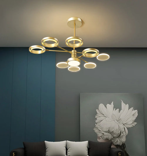 plafonnier nordique design élégant pour décoration intérieure moderne - vue 4 sur 14