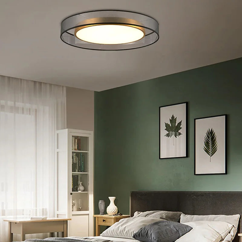 plafonnier moderne en cuivre design nordique pour décoration intérieure - vue 5 sur 9