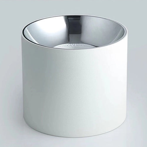 Spot LED moderne cylindrique en métal Chester - vue 5 sur 6