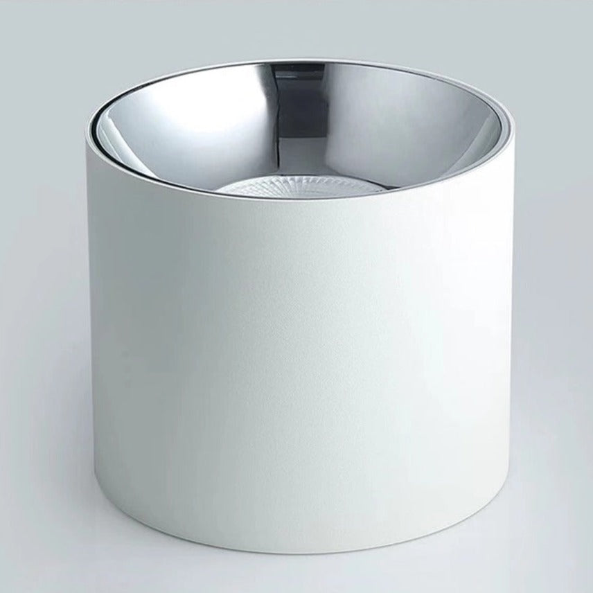 Spot LED moderne cylindrique en métal Chester - vue 5 sur 6
