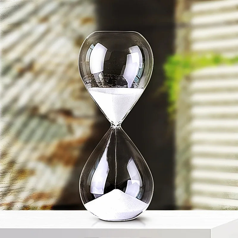 sablier en verre décoratif pour maison ornements pratiques - vue 1 sur 11
