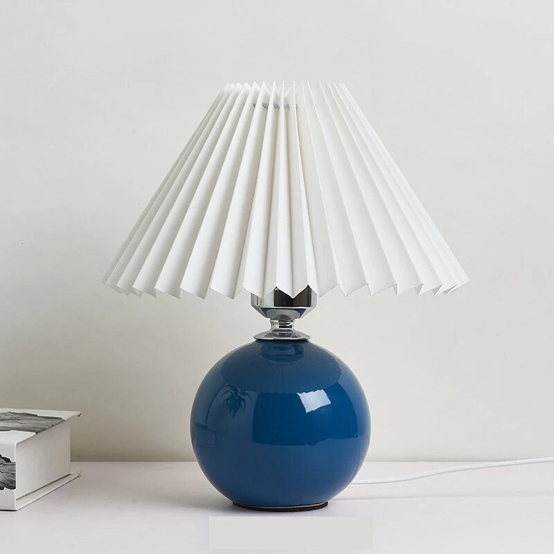 Lampe de table plissée coréenne - vue 17 sur 25