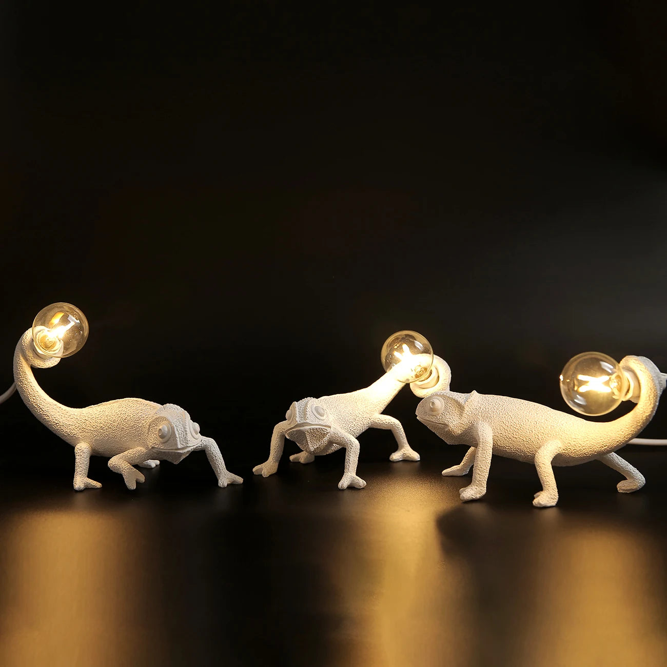 applique murale lézard mignon en résine luminaire de nuit - vue 6 sur 11
