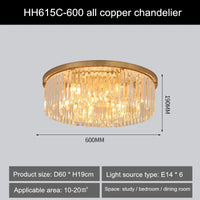 lampe à double usage en cristal pour décor moderne
