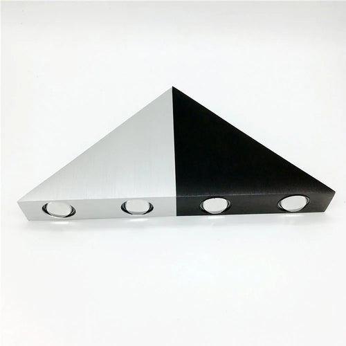 applique murale led double têtes brossée pour couloir et salon - vue 3 sur 13