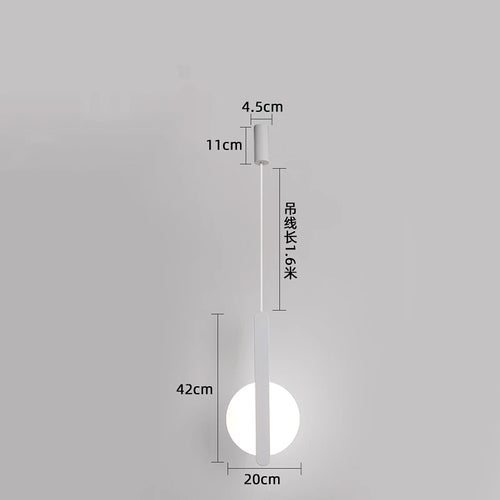 suspension moderne à led pour décoration intérieure élégante - vue 8 sur 12