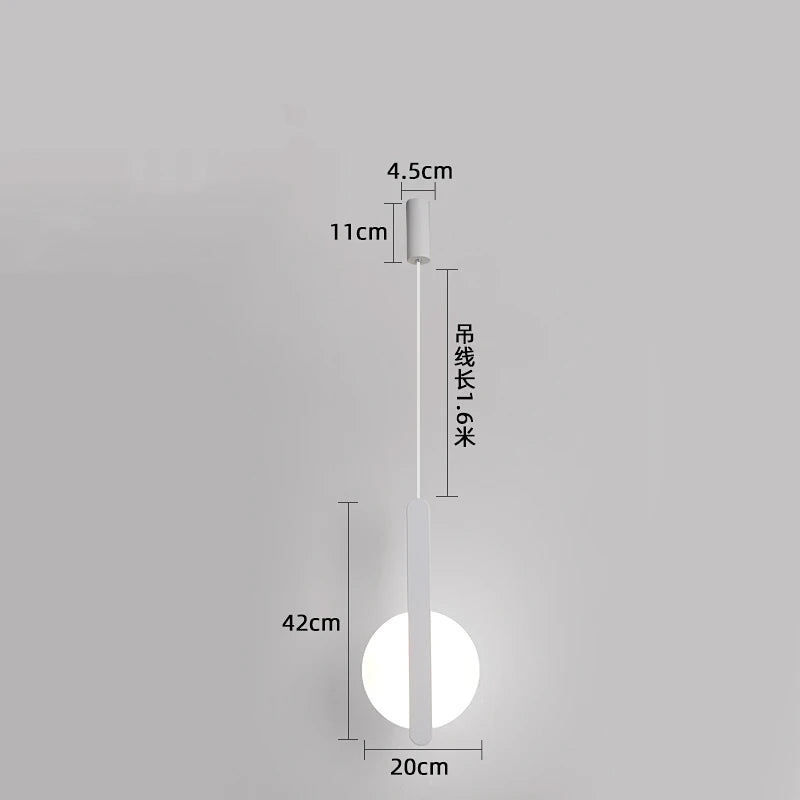 suspension moderne à led pour décoration intérieure élégante - vue 7 sur 12