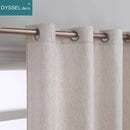 Voilage lin rayé style moderne pour salon chambre