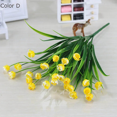bouquet de mini tulipes artificielles pour décoration de printemps - vue 12 sur 11