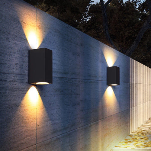 Applique murale éclairage extérieur étanche IP54 porche moderne balcon terrasse lampe applique décoration de jardin éclairage mural - vue 7 sur 10