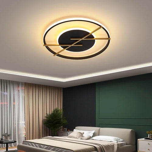 plafonnier led rond moderne pour décoration intérieure lumineuse - vue 3 sur 10