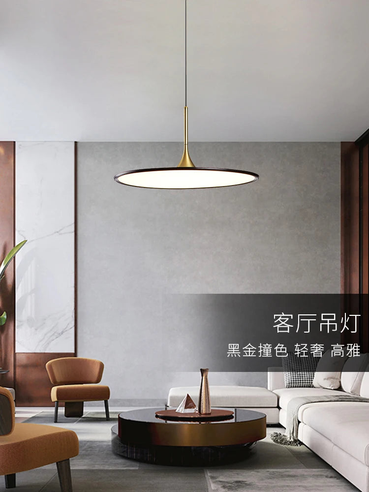 lustre moderne créatif nordique tête unique luxe étude - vue 1 sur 9