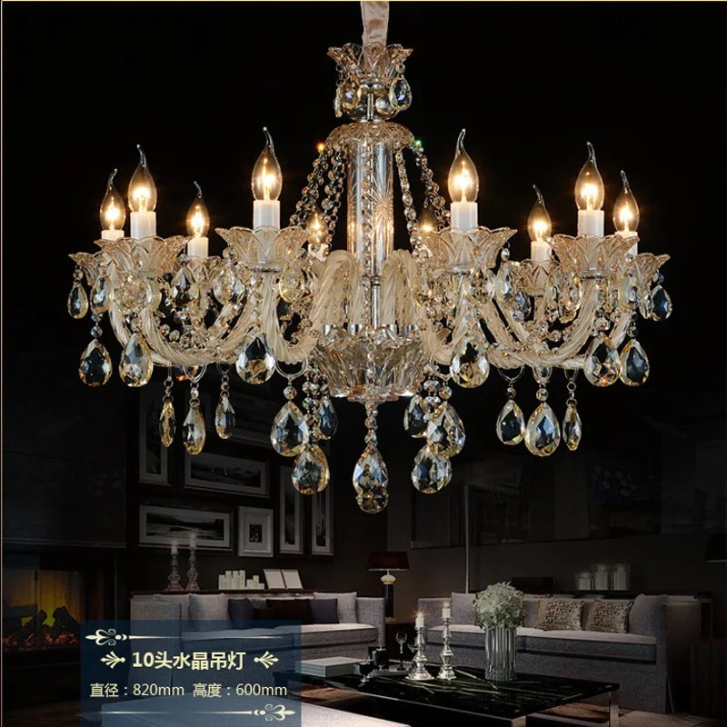 lustres en cristal pour décoration intérieure moderne et élégante - vue 5 sur 13