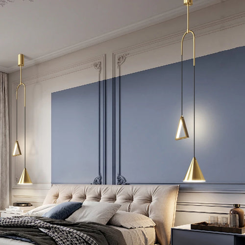 lustre moderne minimaliste design luxe pour intérieur élégant - vue 5 sur 8