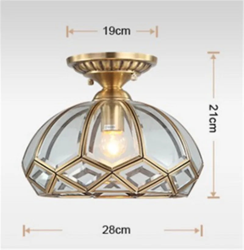 suspension vintage en bronze pour un éclairage intérieur élégant