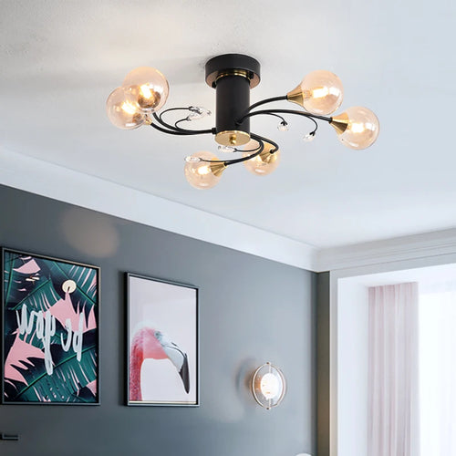 lustre led moderne pour villa office café bar nouvelle maison - vue 4 sur 14