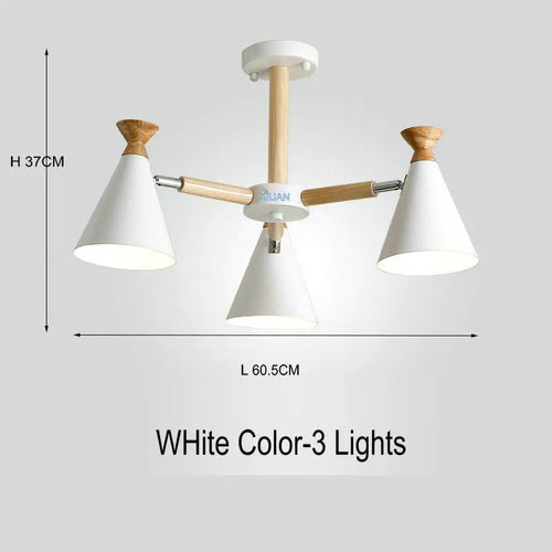 suspension nordique en bois pour décoration intérieure - vue 23 sur 26