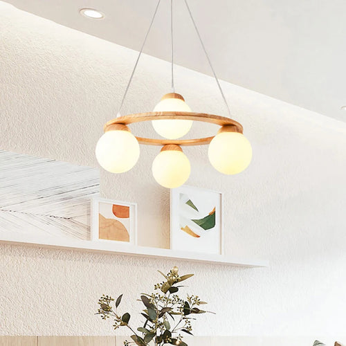 lustre nordique magique haricot créatif pour restaurant - vue 4 sur 9