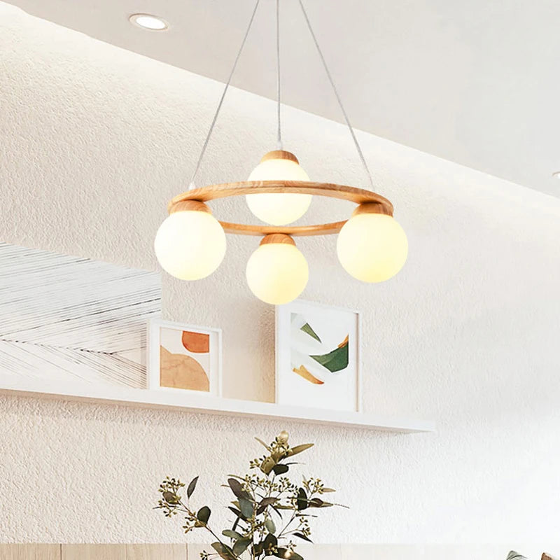 lustre nordique magique haricot créatif pour restaurant - vue 4 sur 9