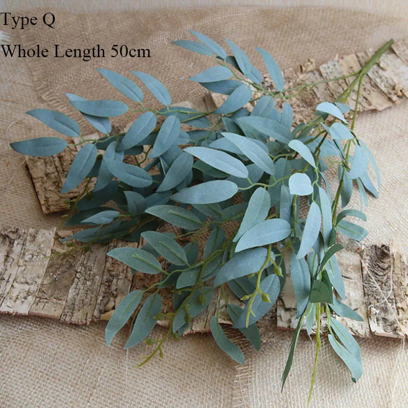 branche d eucalyptus artificielle feuillage décoratif rétro et élégant - vue 4 sur 10