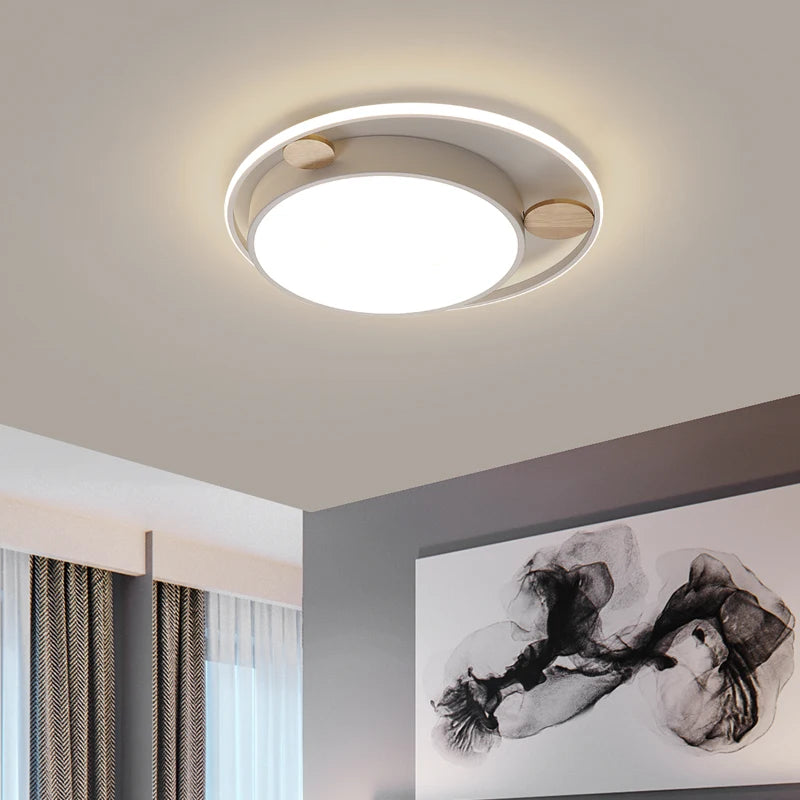 plafonnier led rond pour intérieur décoratif moderne et élégant - vue 3 sur 12