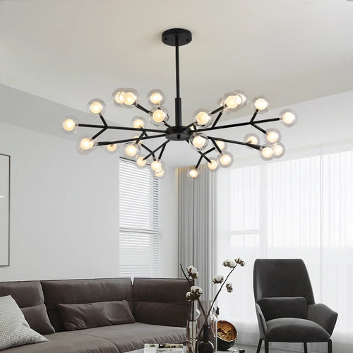 lustre moléculaire nordique design pour intérieur élégant - vue 2 sur 12
