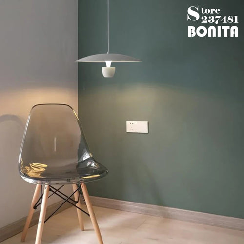 suspension moderne à led en aluminium design nordique - vue 2 sur 7