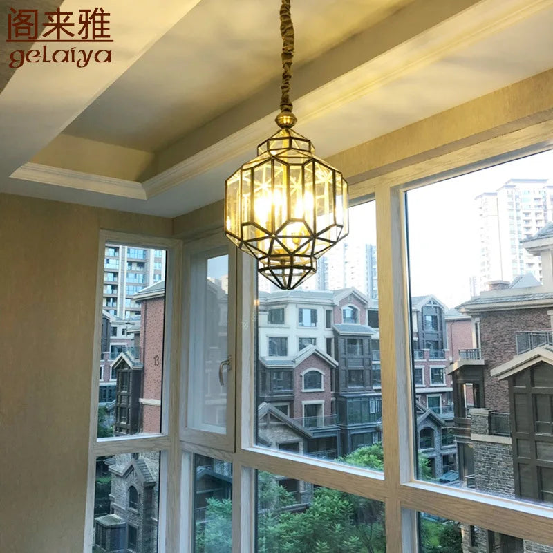 suspension en verre vintage pour intérieur et extérieur - vue 3 sur 7